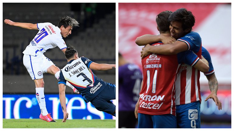 Copa por México: Cruz Azul goleó al América y Chivas a Mazatlán